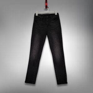 Risen faded black skinny jeans, waist size 5/27"